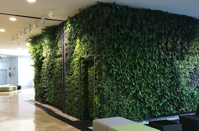 Cómo instalar un jardín vertical artificial en todo tipo de superficies